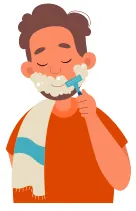 foliculite na barba